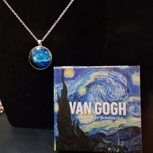 Van Gogh's Iconic STARRY NIGHT pendant Necklace